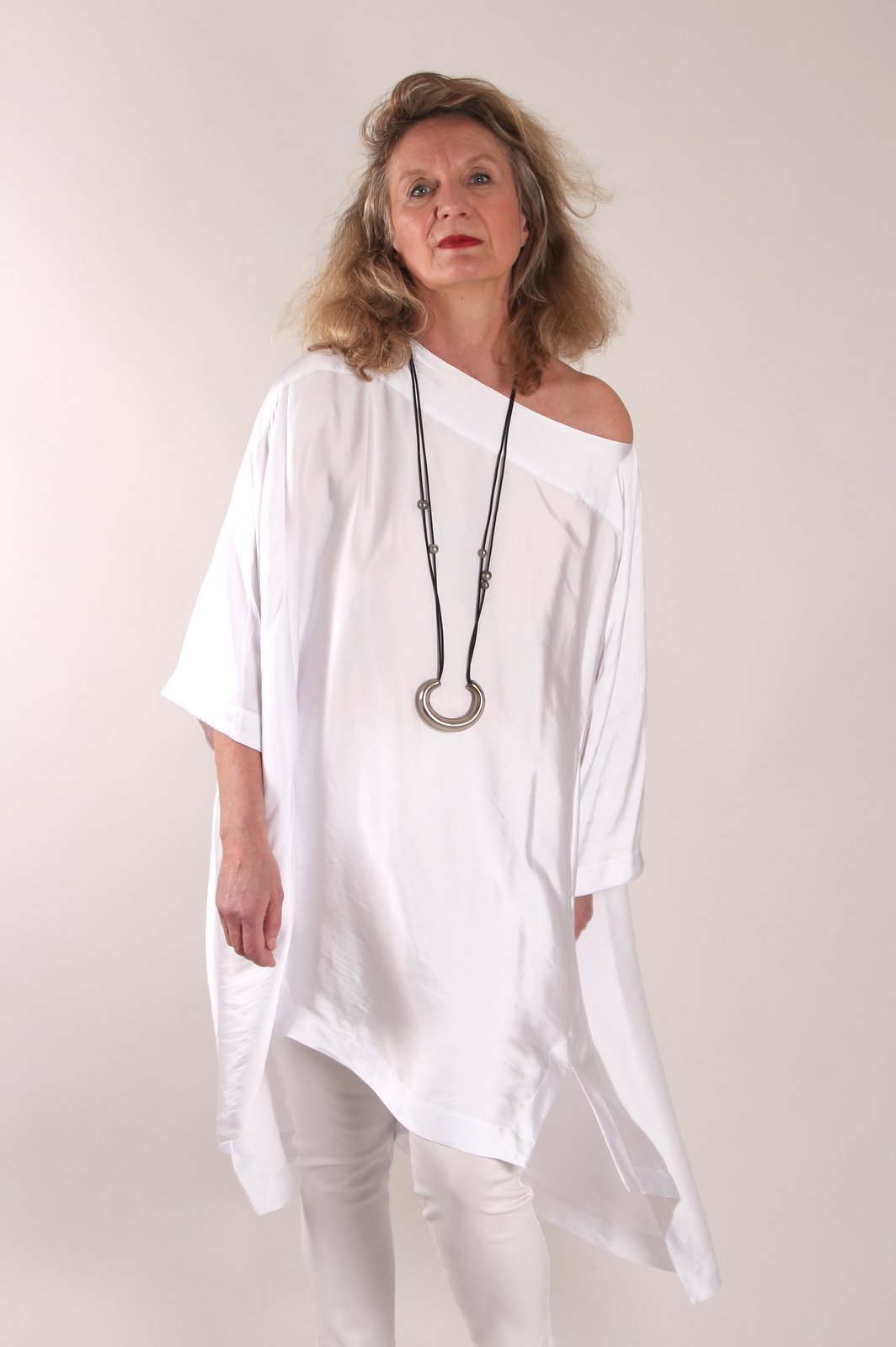 Bijoux Collier platine de verre et perles de Tahiti Ann Gérard Bijoux Gris vendu par Bleu Natier