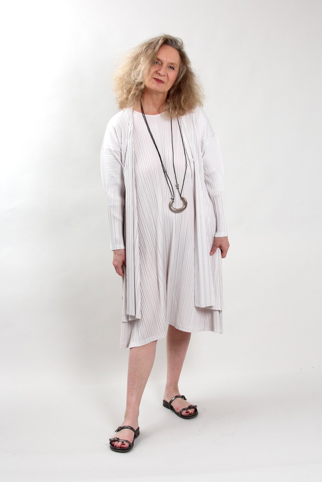 Bijoux Collier platine de verre et perles de Tahiti Ann Gérard Bijoux Gris vendu par Bleu Natier