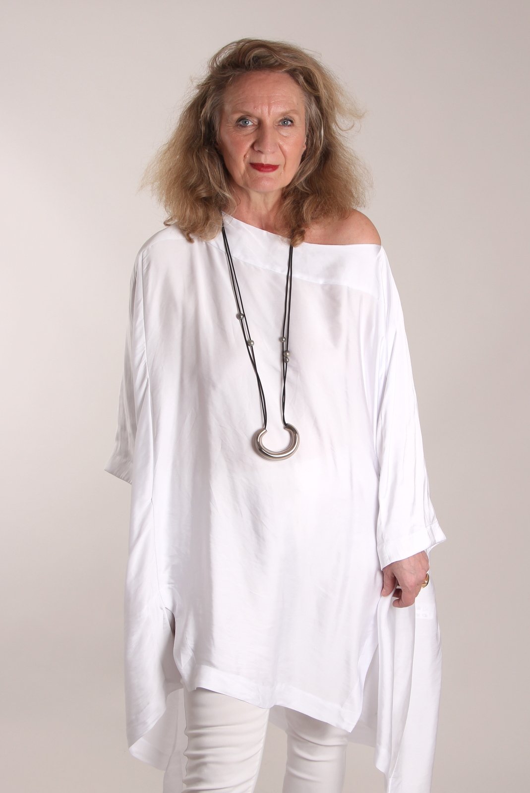 Bijoux Collier platine de verre et perles de Tahiti Ann Gérard Bijoux Gris vendu par Bleu Natier