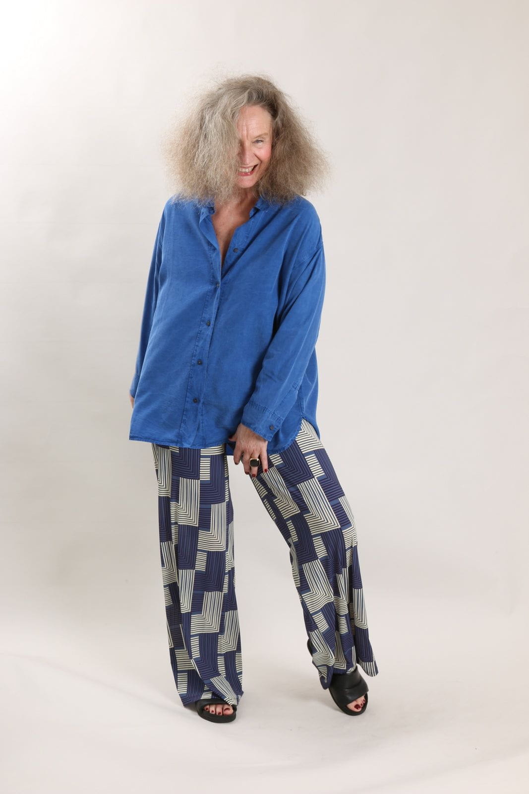 Pantalon Pantalon imprimé Siyu vendu par Bleu Natier