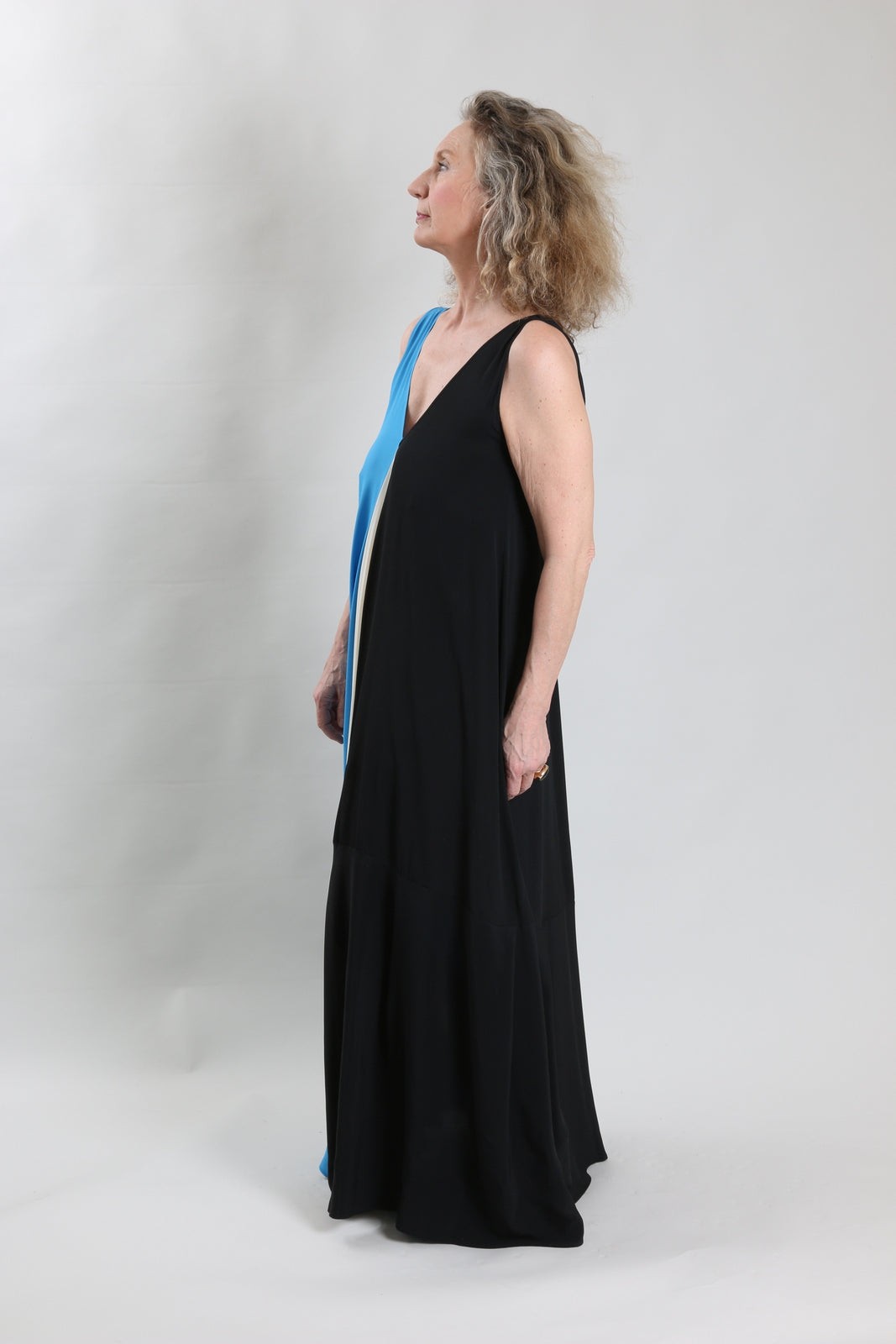 Robe Longue robe tricolore MeiMeiJ vendu par Bleu Natier